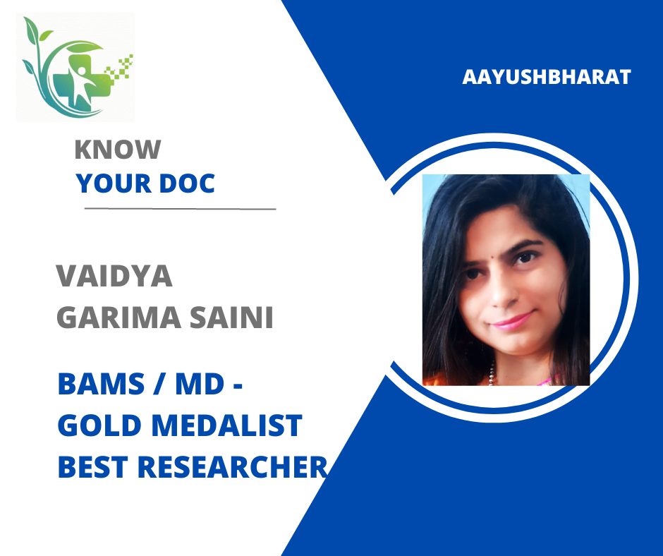 Meet Dr Garima Saini Aayush Bharat Blog