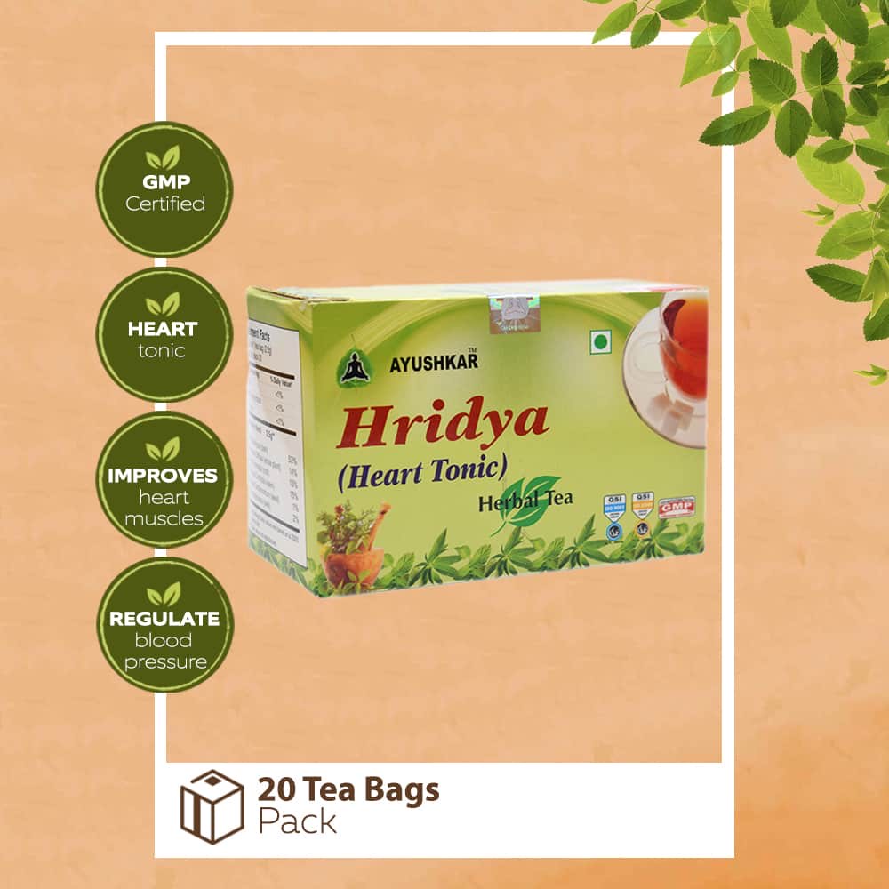 Ayurveda :: Ayushkar Ayurveda Hridya (Heart Tonic) Tea-20Sachets