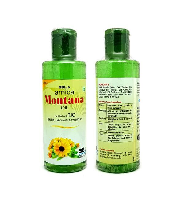 Sbl Arnica Montana Hair Oil Super Saver Pack 200ML×4=800 ML